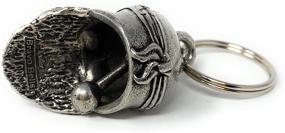 img 3 attached to 🏍️ Rock the Road with Old School Biker Skull Bell: The Ultimate Motorcycle Biker Bell Accessory or Key Chain for Luck
