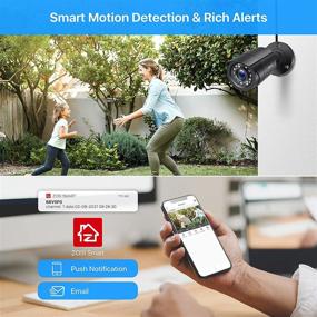 img 2 attached to 📷 ZOSI 8CH 1080P Outdoor Security Camera System with 1TB Hard Drive, H.265+ 8 Channel 5MP Lite Video DVR Recorder, 8X 1080P HD 1920TVL Weatherproof CCTV Cameras, Motion Alert, Easy Remote Access