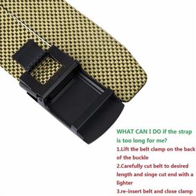 img 3 attached to 🏻 Men's Casual Military Nylon Belts – Moonsix Accessories