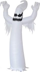 img 2 attached to 👻 12ft Halloween Inflatable Scary Spooky Ghost with LED | Indoor Outdoor Yard Decorations for Halloween Party, Garden, Lawn | Joiedomi Blow Up Inflatables