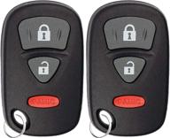 🔑 pack of 2 keyless entry remote control car key fob transmitter for suzuki sx4 2007-2009, grand vitara 2006-2012 (kbrts005) - keylessoption logo