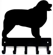 metal peddler newfoundland leash hanger logo