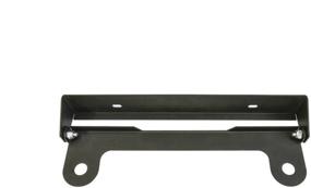 img 3 attached to 🚗 Tuffy Flip-Up License Plate Holder with Hawse Fairlead for Winch - Black (Model 01)