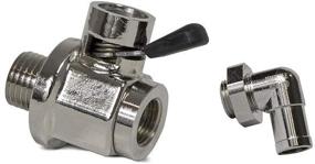 img 1 attached to 🔧 EZ Oil Change Valve EZ-106RL Automotive Oil Drain Valve, 1 Unit, 14mm-1.5