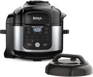 🥘 ninja fd302 foodi 11-in-1 pro 6.5 qt. pressure cooker & air fryer: all-in-one kitchen appliance with crisper plate, broil rack, and recipe book логотип