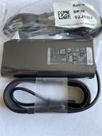 🔌 high-quality dell xps 15 9575 2-in-1, precision 5530 2 in 1 usb-c ac adapter - genuine replacement with dp/n 0m0h25/m0h25, 0k00f5/k00f5, da130pm170, ha130pm170, 450-ahom, t4v18, 07mp1p, 7mp1p logo