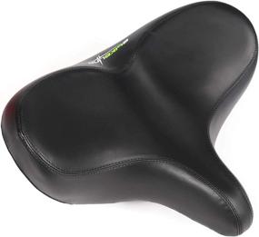 img 4 attached to 🚴 Ultimate Comfort with EBIKELING Oversized Bicycle Seat - Premium Memory Foam Bike Seat for Maximum Comfort - Perfect Bicycle Seats for Men and Women - Extra Wide Bike Saddles