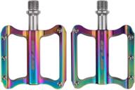 🚵 gub mountain bike pedals: durable aluminum alloy 9/16" sealed bearing axle with enhanced traction for road, mountain, bmx, and mtb bikes logo