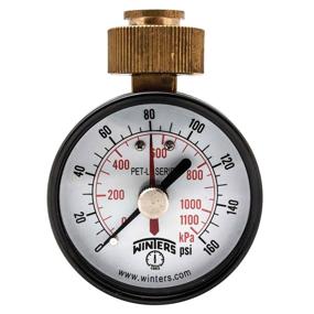 img 1 attached to Winters PETM213LF Pressure Gauge: High Accuracy and ±3 Range