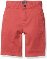 👖 versatile and comfy: the children's place boys' stretch chino shorts logo