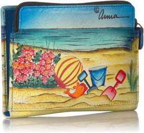 img 3 attached to Anna Anuschka Clutch Wallet Mediterranean Women's Handbags & Wallets and Wallets