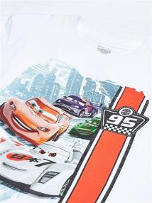 img 2 attached to Rev Up Your Little Racer's Style with the Disney Cars Boys' Race T-Shirt