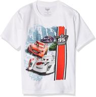 rev up your little racer's style with the disney cars boys' race t-shirt logo