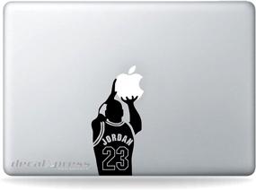 img 2 attached to Premium Jordan Sticker Decal for MacBook Air, Pro - Compatible with All Models