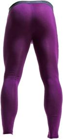 img 3 attached to Ouruikia Thermal Underwear Lightweight Separate Sports & Fitness and Cycling