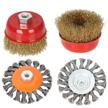 wheels brush crimped knotted grinders logo