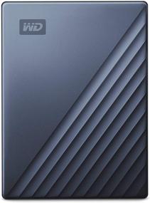 img 3 attached to WD 2TB My Passport Ultra Blue Portable External Hard Drive, USB-C and USB 3.1 Compatible - WDBC3C0020BBL-WESN