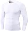 compression athletic workout undershirts baselayers men's clothing logo