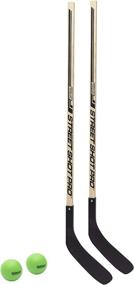 img 4 attached to 🏒 GoSports Street Hockey: Select Between Street Hockey Goal Set with Sticks or Street Hockey Sticks (2 Pack)