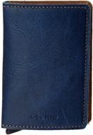 secrid wallet genuine leather indigo logo