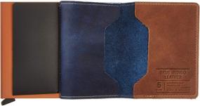 img 1 attached to Secrid Wallet Genuine Leather Indigo