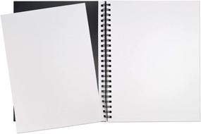 img 3 attached to 📔 Pacon UCreate Poly Cover Sketch Book: Heavyweight, 12" x 9", 75 Sheets - Durable and Versatile Sketchbook for Artists