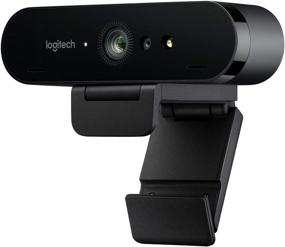 img 4 attached to 🎥 Black Logitech BRIO Ultra HD Webcam: Enhance Video Conferencing, Recording, and Streaming