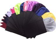 pocket squares prefolded assorted polyester logo