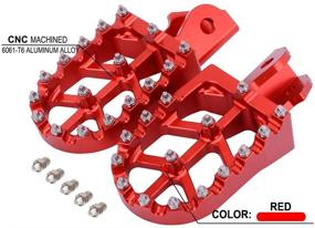 img 3 attached to 🔴 ЧПУ педали для мотоцикла CRF150F CRF230F 03-19 - Красные опоры и педали