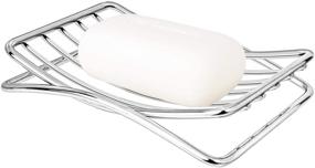 img 4 attached to 🧼 Stainless Steel Soap Dish Holder - GUUKAR: Self-Draining Soap Dish for Shower, Bathroom, Kitchen Sink - Quick Dry & Easy to Clean - Ideal for Bar Soap and Sponge Storage (Soap Saver Sold Separately)