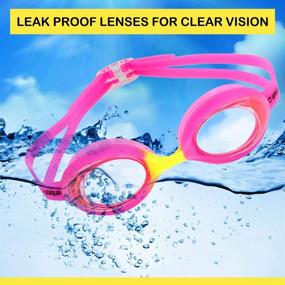 img 3 attached to 🏊 Splaqua Kids Swim Goggles - UV Protection, Anti-Fog Lens & Adjustable Strap