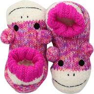 🧦 пушистые носочки fuzzy babba big girls critter knitter: уютный комфорт и игривый стиль для растущих девочек. логотип