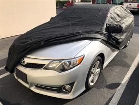 img 2 attached to 🚗 Ultimate Protection and Style: Xtrashield Custom Fit 2007-2019 Toyota Camry Car Cover in Sleek Black