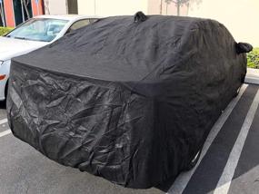 img 1 attached to 🚗 Ultimate Protection and Style: Xtrashield Custom Fit 2007-2019 Toyota Camry Car Cover in Sleek Black