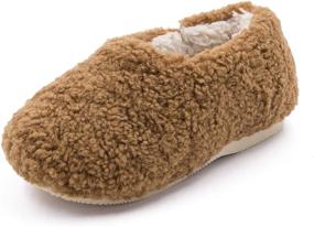 img 4 attached to Toddler Slippers Moccasin Lightweight Numeric_9