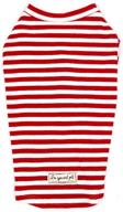 ispet dog shirts - classic striped tank top for dogs | soft & breathable cotton vest | stylish apparel for large to small dogs логотип