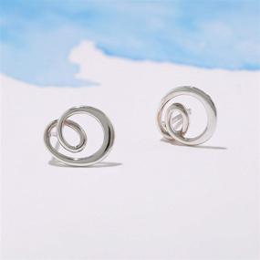 img 2 attached to 💎 Sterling Silver Girls' Earrings by Boma Jewelry - Stylish Accessory for Girls