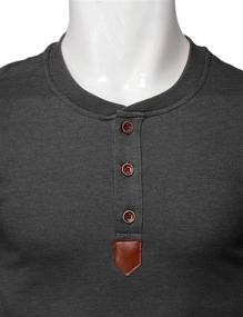 img 1 attached to Men's Clothing H2H Casual T-Shirt Charcoal - CMTTL0103