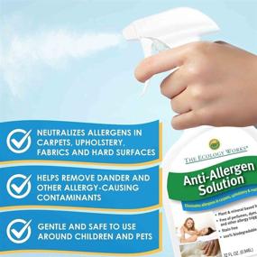 img 2 attached to 🌿 The Ecology Works Anti-Allergen Solution 2-Pack (32oz) - Effective Pet Dander and Mite Allergy Prevention, Reduces Irritating Allergies, Safe for Fabrics & Hard Surfaces