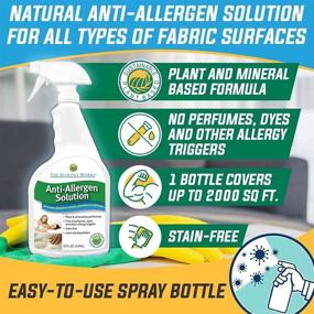 img 1 attached to 🌿 The Ecology Works Anti-Allergen Solution 2-Pack (32oz) - Effective Pet Dander and Mite Allergy Prevention, Reduces Irritating Allergies, Safe for Fabrics & Hard Surfaces