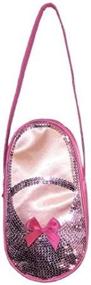 img 1 attached to 👛 Elegant Satin and Sequins Ballet Slipper Bag by Horizon Dance 3403: Organize and protect your dance essentials in style