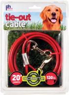 enhanced heavy-duty 20-foot tie-out cable - prevue pet products logo