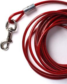 img 3 attached to Enhanced Heavy-Duty 20-Foot Tie-Out Cable - Prevue Pet Products