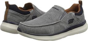 img 1 attached to Sleek and Stylish: Skechers Delson Larwin Men's Color Fashion Sneakers