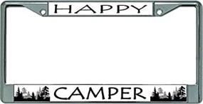 img 3 attached to Happy Camper Chrome License Plate