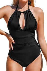 img 4 attached to CUPSHE Secrets Women's Clothing: One Piece Swimsuit Swimwear for Optimal Style and Comfort