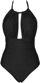 img 3 attached to CUPSHE Secrets Women's Clothing: One Piece Swimsuit Swimwear for Optimal Style and Comfort