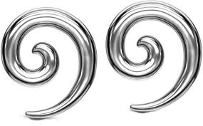 img 1 attached to Zaya Body Jewelry Stainless Spirals