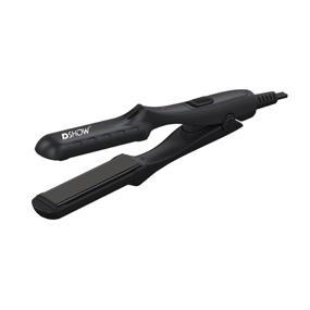 img 4 attached to 🔌 DSHOW Mini Ceramic Flat Iron Hair Straightener: Portable Travel Size, Dual Voltage - Black