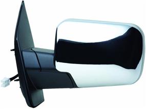 img 1 attached to SEO-Optimized Fit System Driver Side Mirror for Infiniti QX56, Nissan Armada SE, SL, SV Model, Titan SE Model, with Chrome Cover, Foldaway, Heated Power